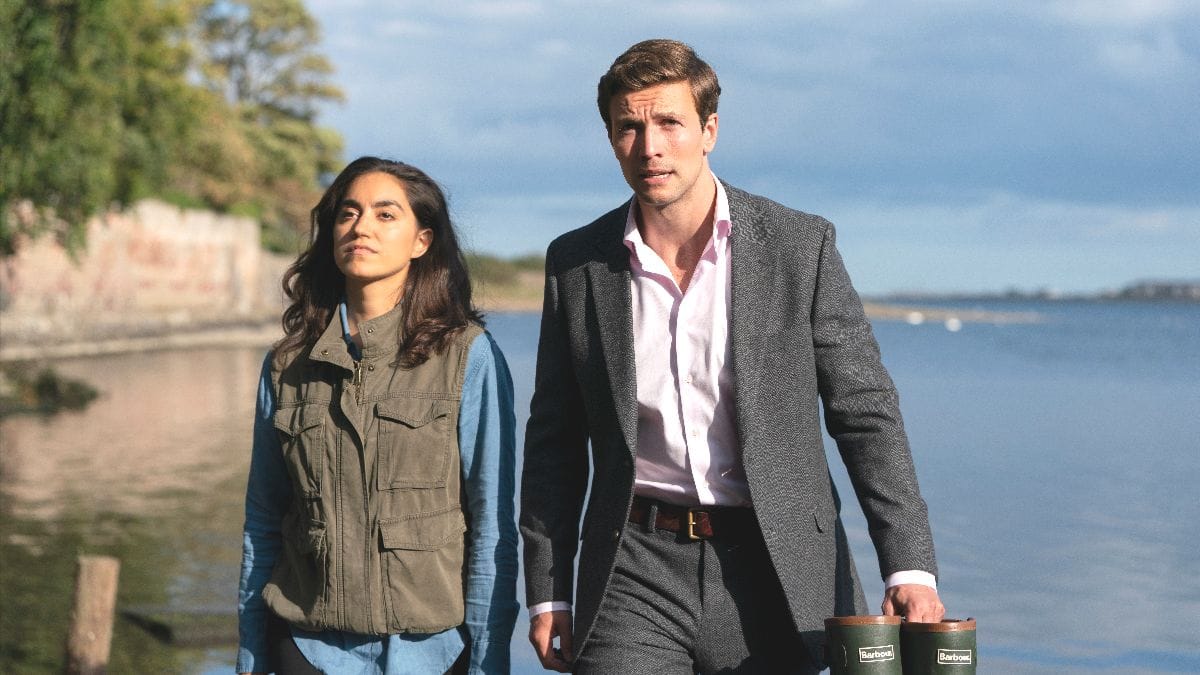 Sofia Barclay as Barbara Havers and Leo Suter as Tommy Lynley in Britbox's Lynley. (Photo Credit: Courtesy of BritBox.)