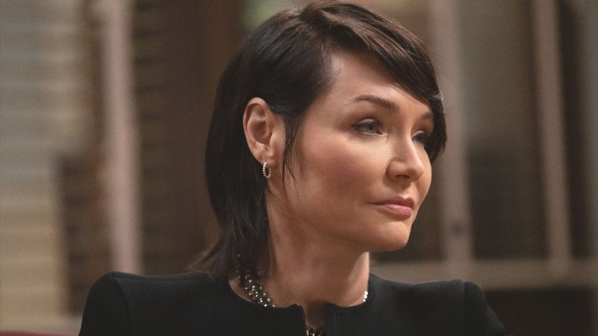 Actor Katrina Lenk in the NBC TV series Law & Order season 25, episode 3. (Photo Credit: Courtesy of NBC.)