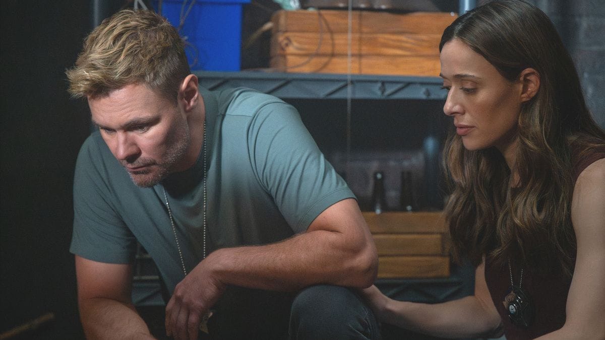 Actor Patrick John Flueger as Adam Ruzek and actor Marina Squerciati as Kim Burgess in Chicago PD season 13. episode 3. (Photo Credit: Courtesy of NBC.)
