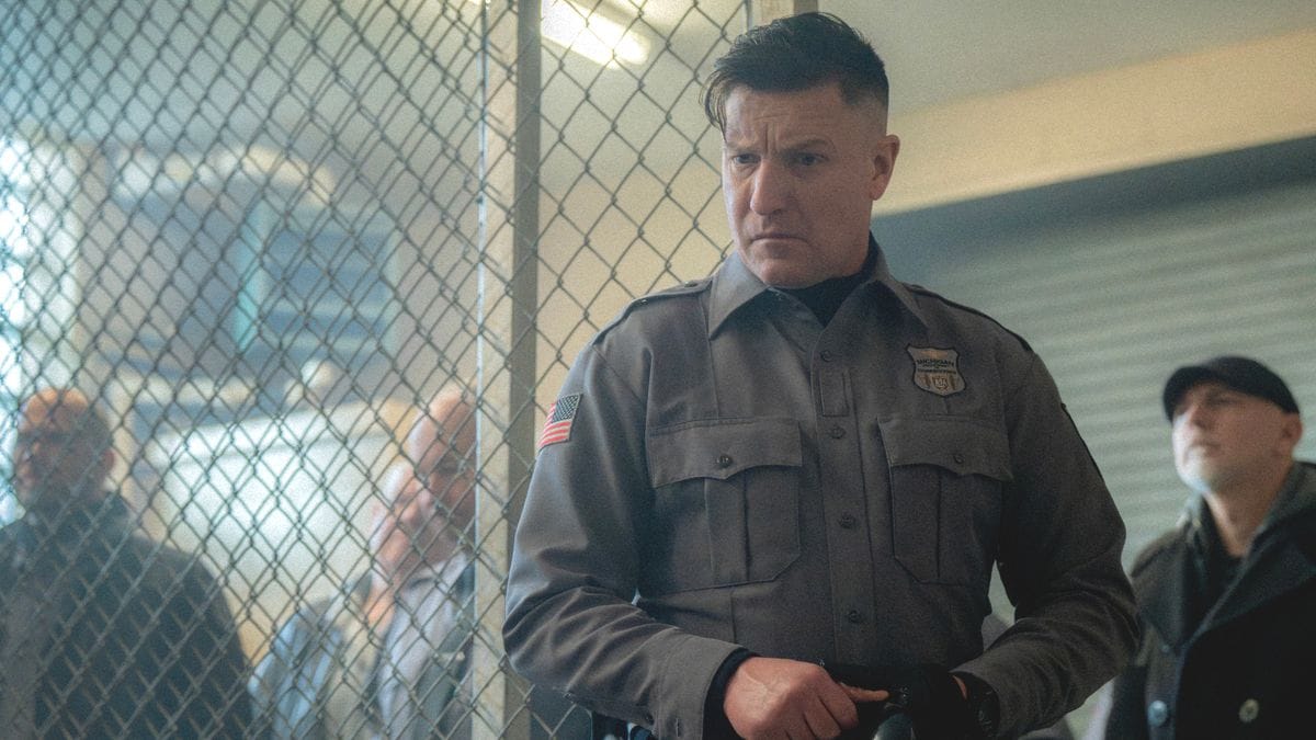 Actor Lane Garrison as Doug Carney in Mayor of Kingstown season 4, episode 2. (Photo Credit: Courtesy of Paramount+.)