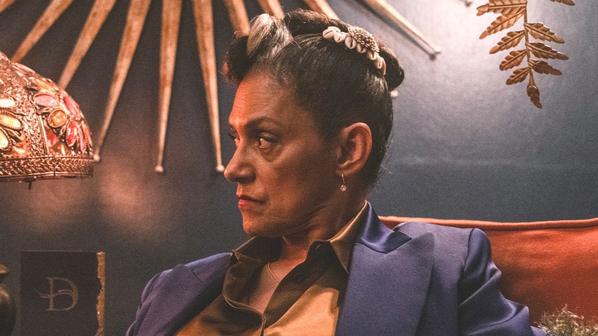 Actor Cathy Tyson as Dana Morgan in Blue Lights season 3. (Photo Credit: Peter Marley/Courtesy of BritBox.)