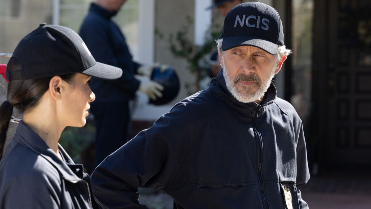 Actor Gary Cole as Alden Parker and actor Katrina Law as Jessica Knight in NCIS season 23 episode 7. (Photo Credit: Courtesy of CBS.)