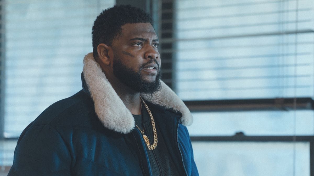 Actor Tobi Bamtefa as Bunny Washington in Mayor of Kingstown season 4 episode 3. (Photo Credit: Courtesy of Paramount+.)