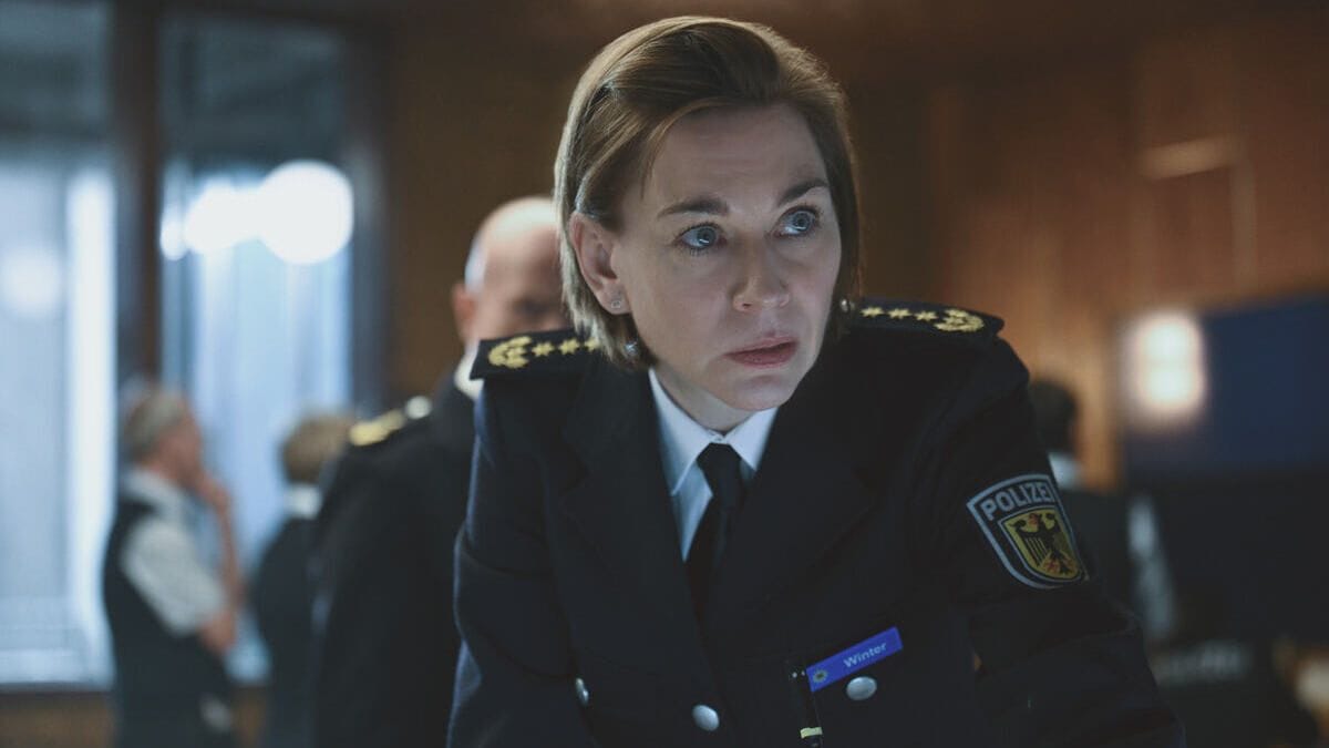 Actor Christiane Paul stars as Ada Winter in the Apple TV series Hijack. (Photo Credit: Courtesy of Apple TV.)