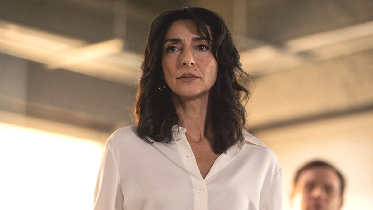 Actor Necar Zadegan as Nikki Reynard in CIA season 1 episode 1. (Photo Credit: Courtesy of CBS.)