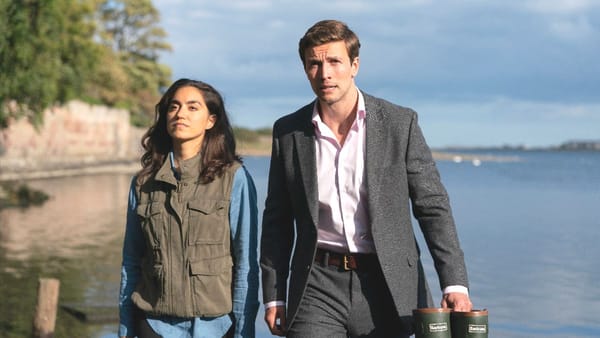 Sofia Barclay as Barbara Havers and Leo Suter as Tommy Lynley in Britbox's Lynley. (Photo Credit: Courtesy of BritBox.)