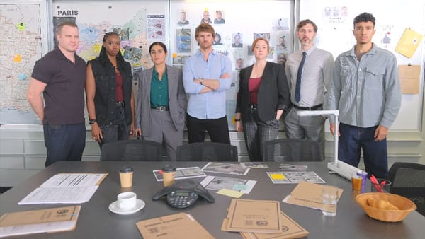 The cast of the 2025 Maigret TV series, premiering Oct. 5 on PBS Masterpiece. (Photo Credit: Courtesy of Playground Entertainment and Masterpiece.)