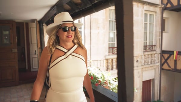 Marcia Kimpton in a scene from the film An American Abroad. (Photo Credit: Courtesy of Marque PR.)