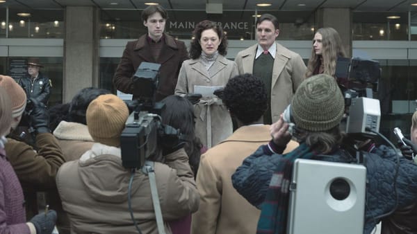 Actor Marin Ireland as Elizabeth Piest in the Peacock miniseries John Wayne Gacy: Devil in Disguise. (Photo Credit: Courtesy of Peacock.)