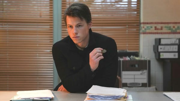 Actor Milo Callaghan as Rudy Baylor in The Rainmaker episode 8. (Photo Credit: Courtesy of USA.)