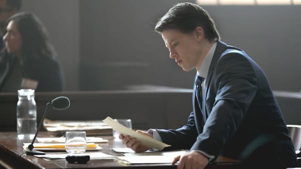 Actor Milo Callaghan as Rudy Baylor in The Rainmaker season 1, episode 9. (Photo Credit: Courtesy of USA.)