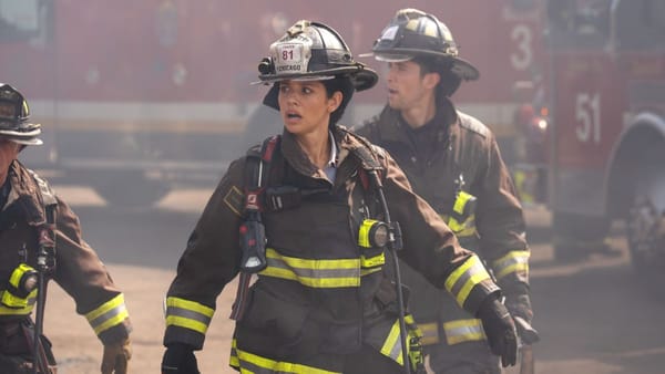 Miranda Rae Mayo as Stella Kidd in Chicago Fire season 14, episode 2. (Photo Credit: Courtesy of NBC.)