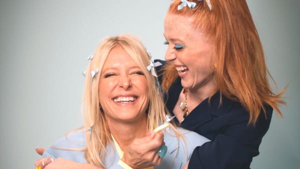 Filmmakers Renee Story and Chloe Ray. (Photo Credit: Marley Rankin, with makeup by Vlada Kozachyshche/Courtesy of Marque PR.)