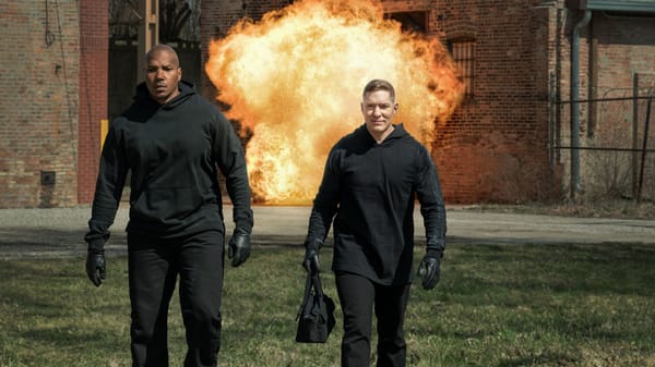 Actor Isaac Keys as Diamond Sampson and actor Joseph Sikora as Tommy Egan in Power Book IV Force season 3, episode 2. (Photo Credit: Courtesy of Starz.)