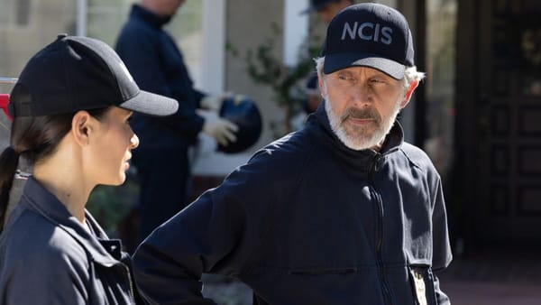 Actor Gary Cole as Alden Parker and actor Katrina Law as Jessica Knight in NCIS season 23 episode 7. (Photo Credit: Courtesy of CBS.)
