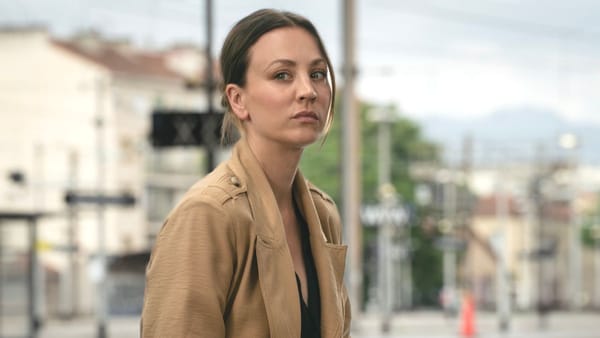 Actor Kaley Cuoco as Alice Monroe in Vanished. (Photo Credit: Courtesy of MGM+.)