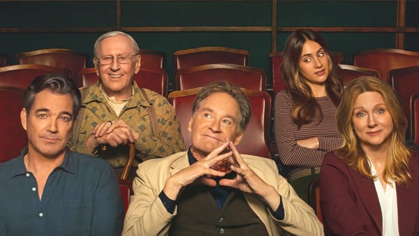 The key art for the MGM+ comedy American Classic. (Photo Credit: Courtesy of MGM+.)