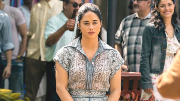 Actor Jeanine Mason as Luz in Cross season 2. (Photo Credit: Ian Watson/Courtesy of Prime Video.)